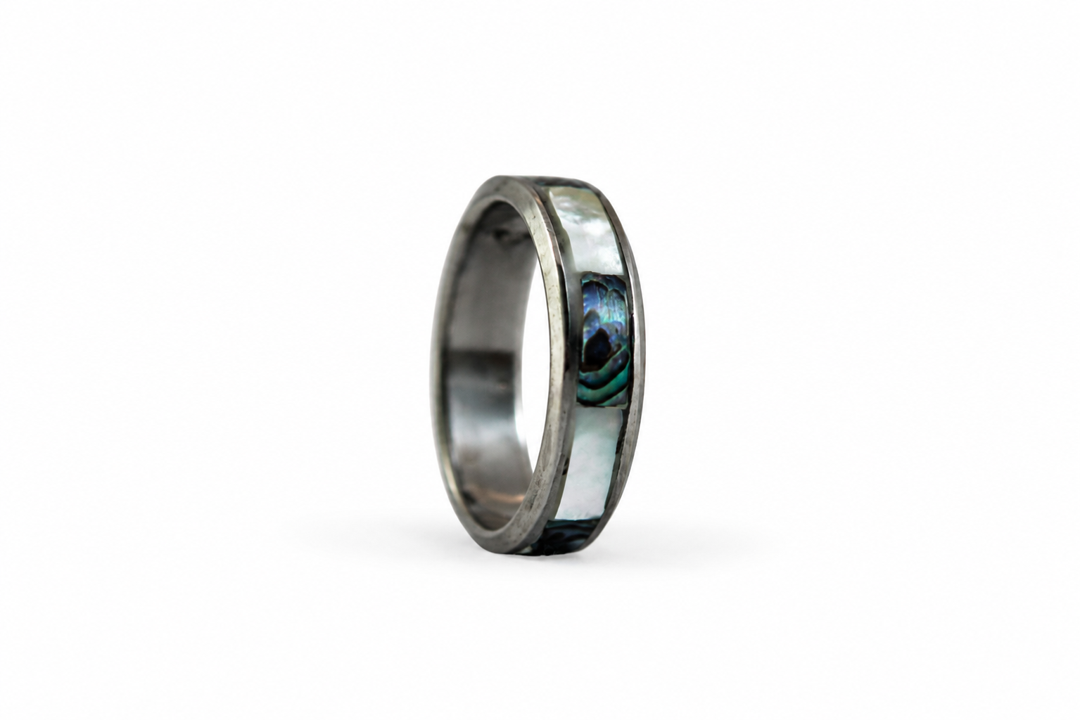 RING FOLDED PAUA COMBI
