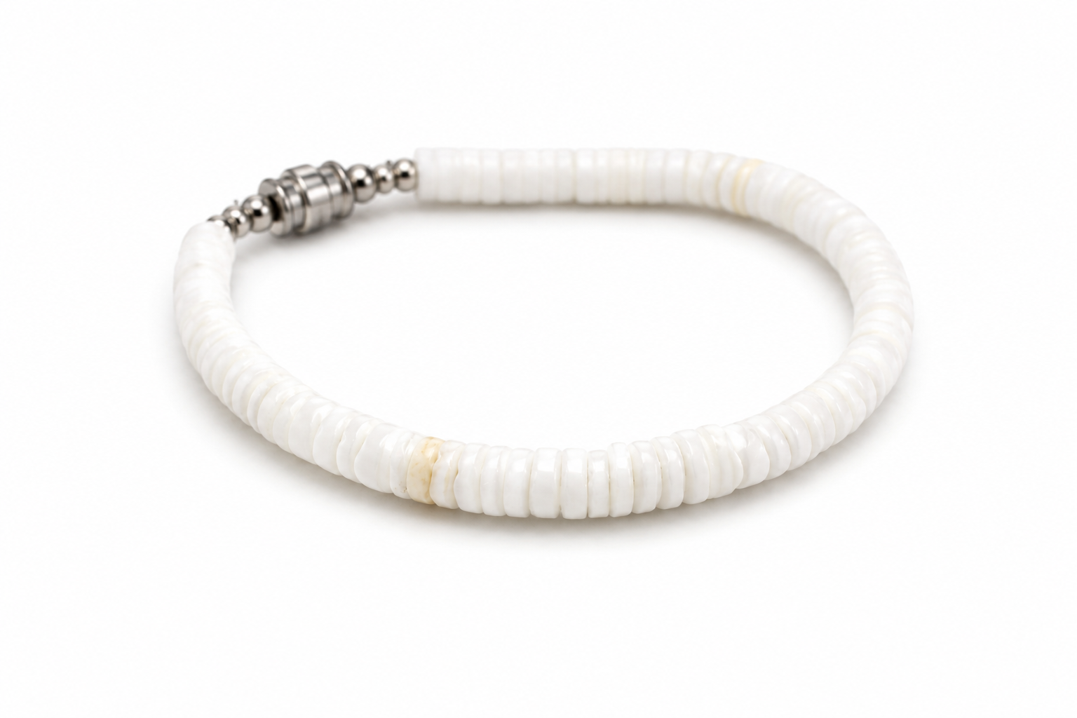 BRACELET WHITE CLAM