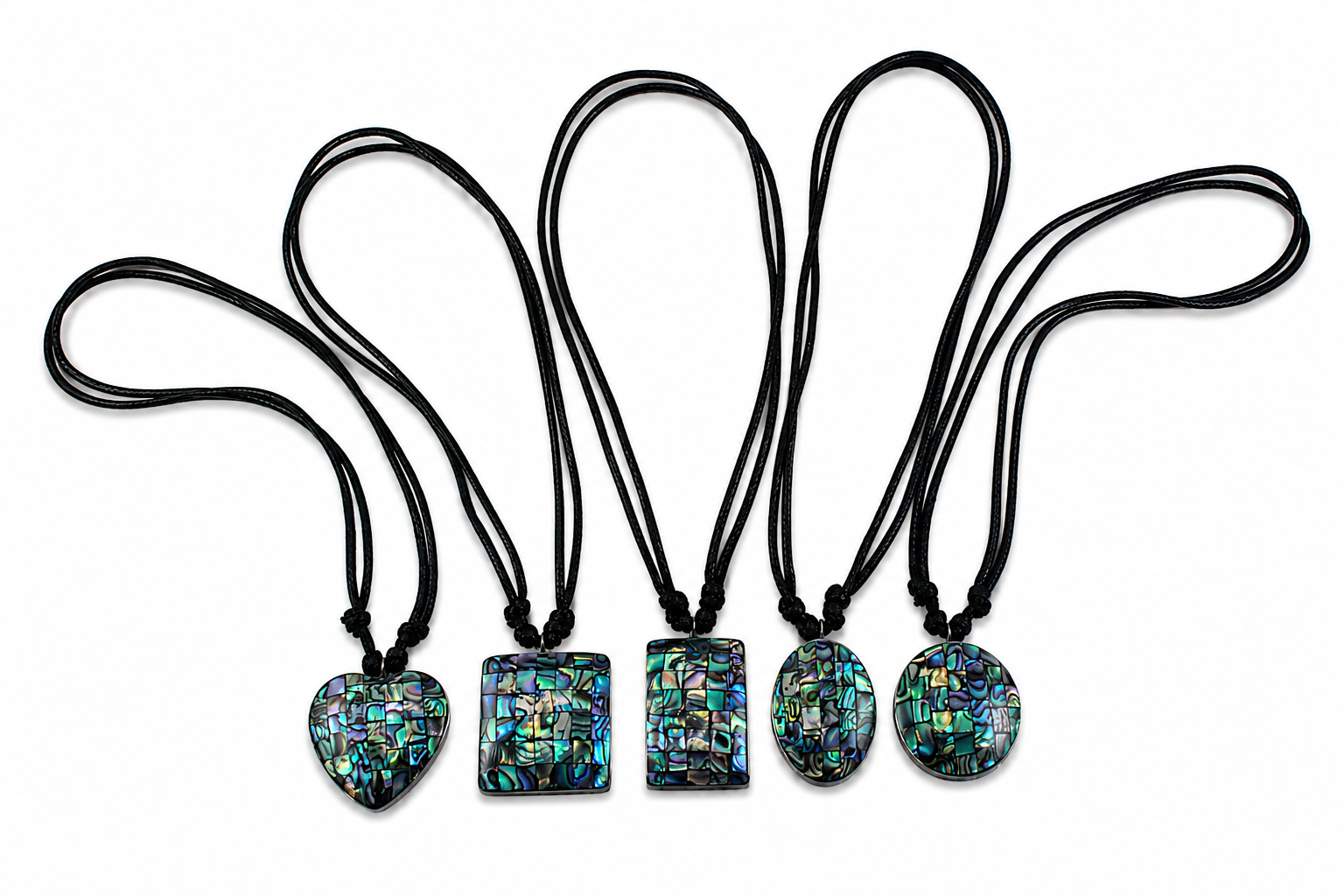 NECKLACE PAUA STLS ASSORTED