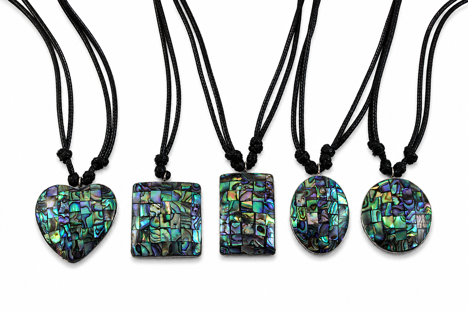 NECKLACE PAUA STLS ASSORTED