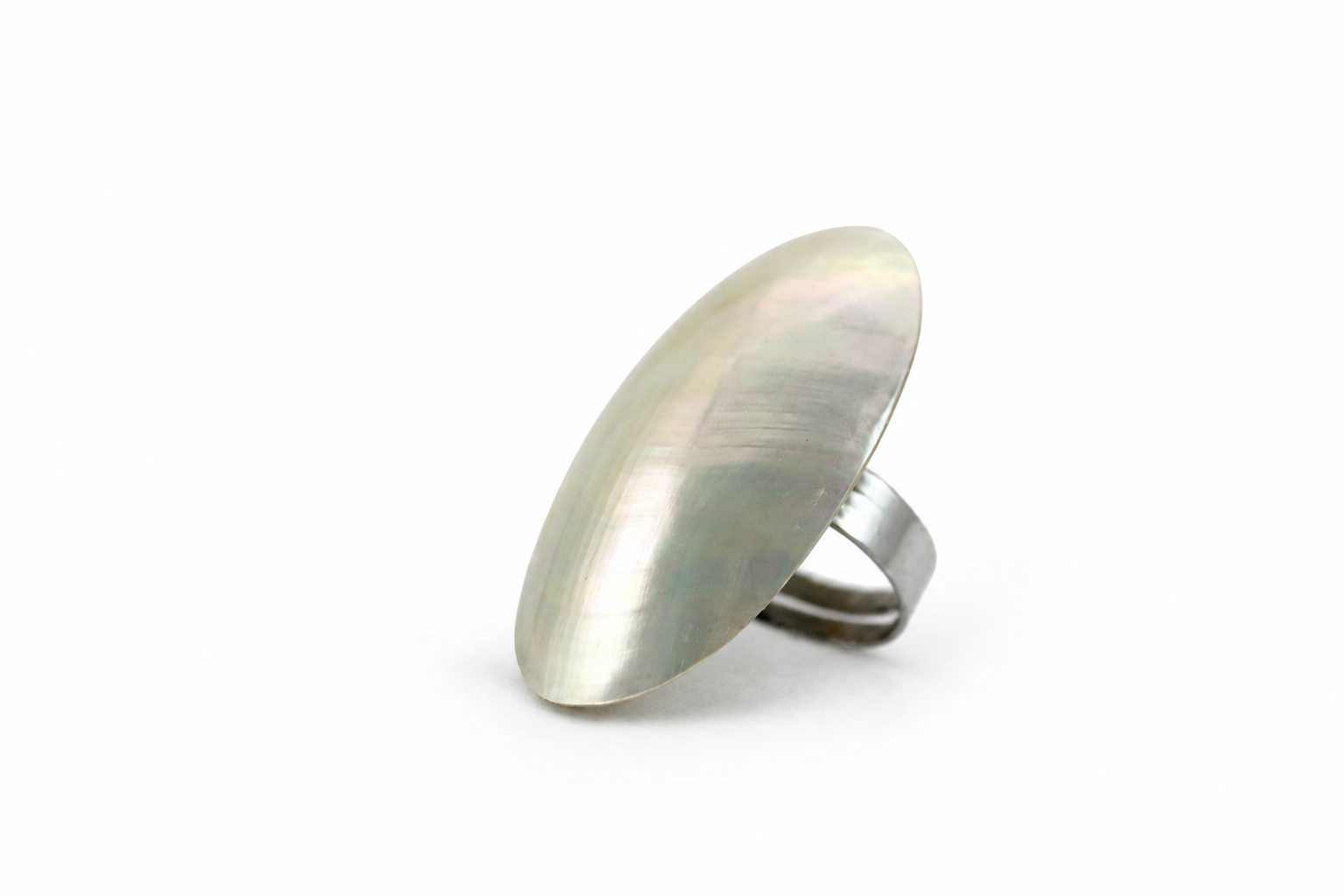 RING ADJ DOME PEARL